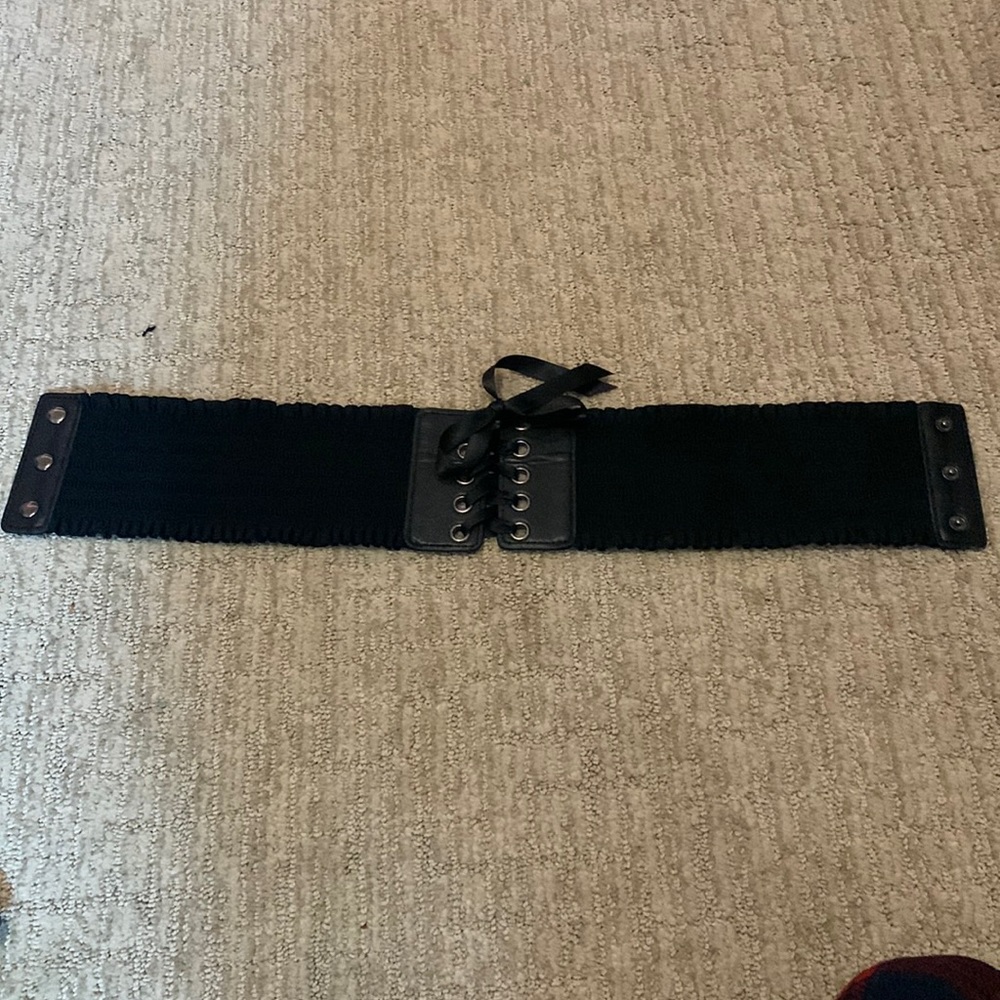 button and tie corset